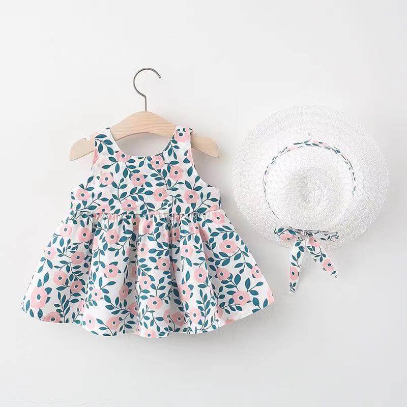 Baby Printed Bow Princess Dress