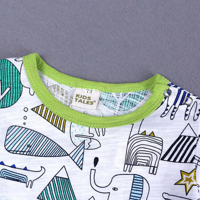 Baby Onesies Summer Slub Cotton Short Sleeves