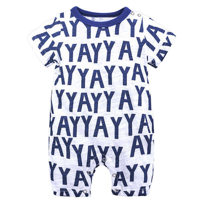 Baby Onesies Summer Slub Cotton Short Sleeves