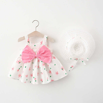Baby Printed Bow Princess Dress