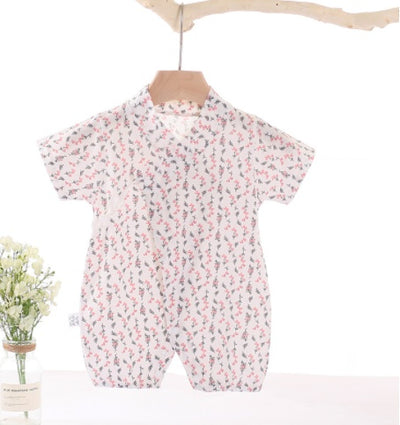 Baby Short Sleeve Onesie Summer Boys And Girls