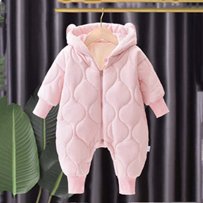 Boys And Girls Solid Color Out Bodysuit