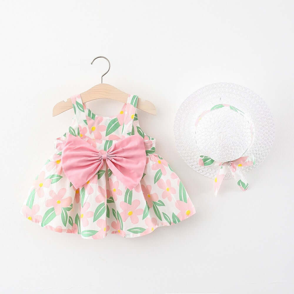 Baby Printed Bow Princess Dress