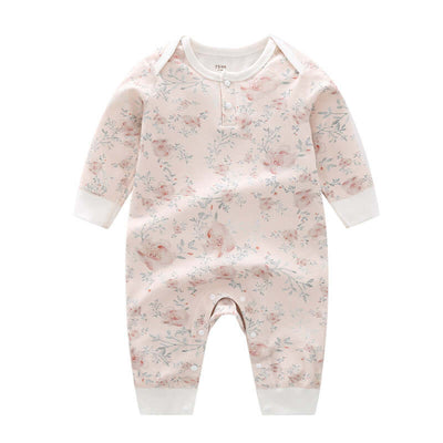 Spring And Autumn Organic Cotton Baby Jumpsuit