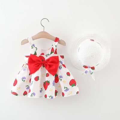 Baby Printed Bow Princess Dress