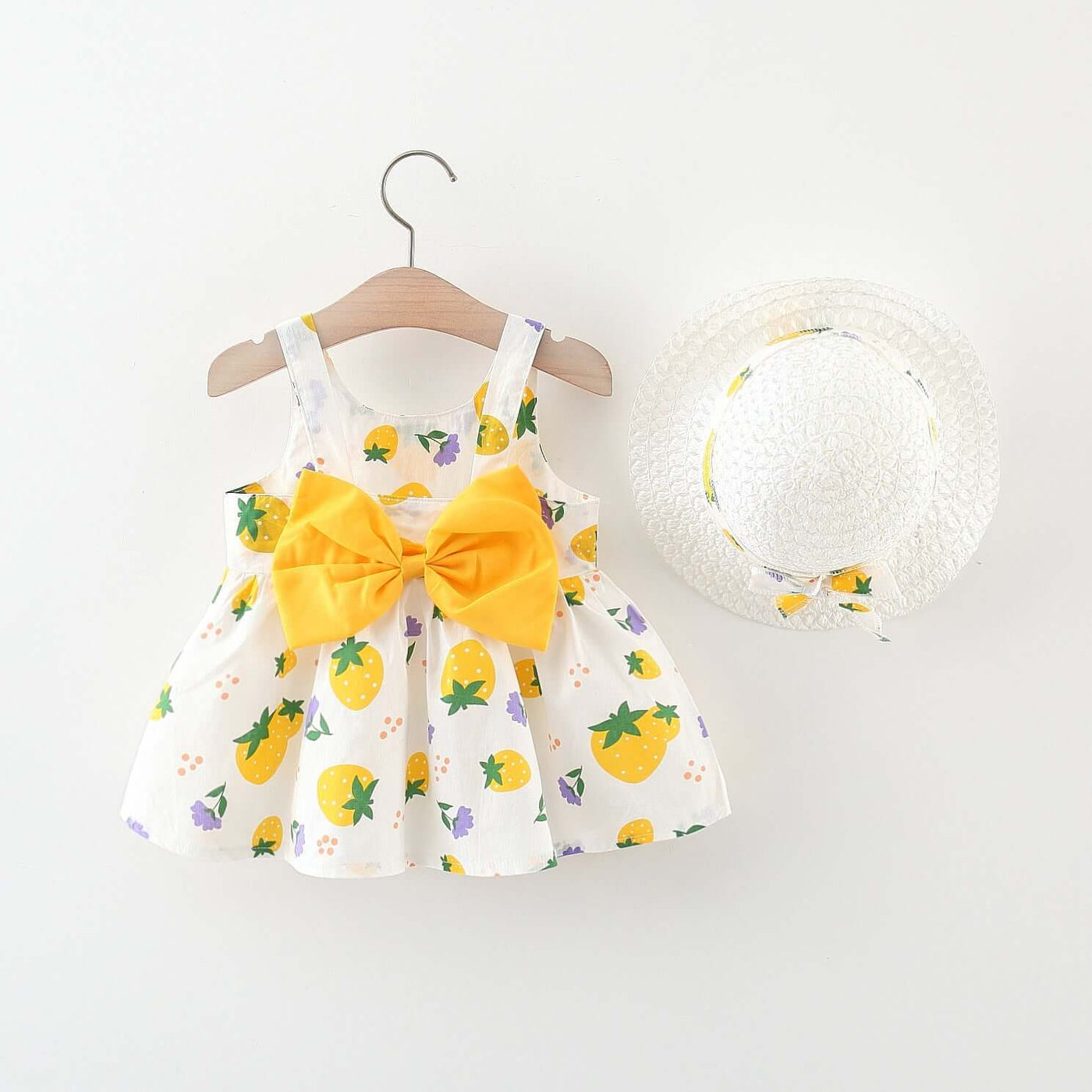 Baby Printed Bow Princess Dress
