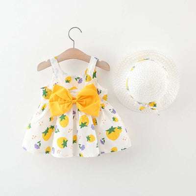 Baby Printed Bow Princess Dress