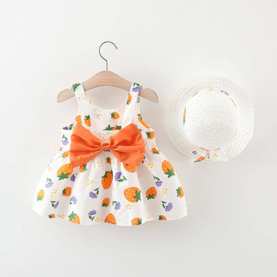 Baby Printed Bow Princess Dress
