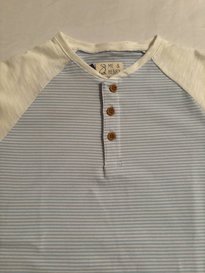 Blue and White Stripe-closeup