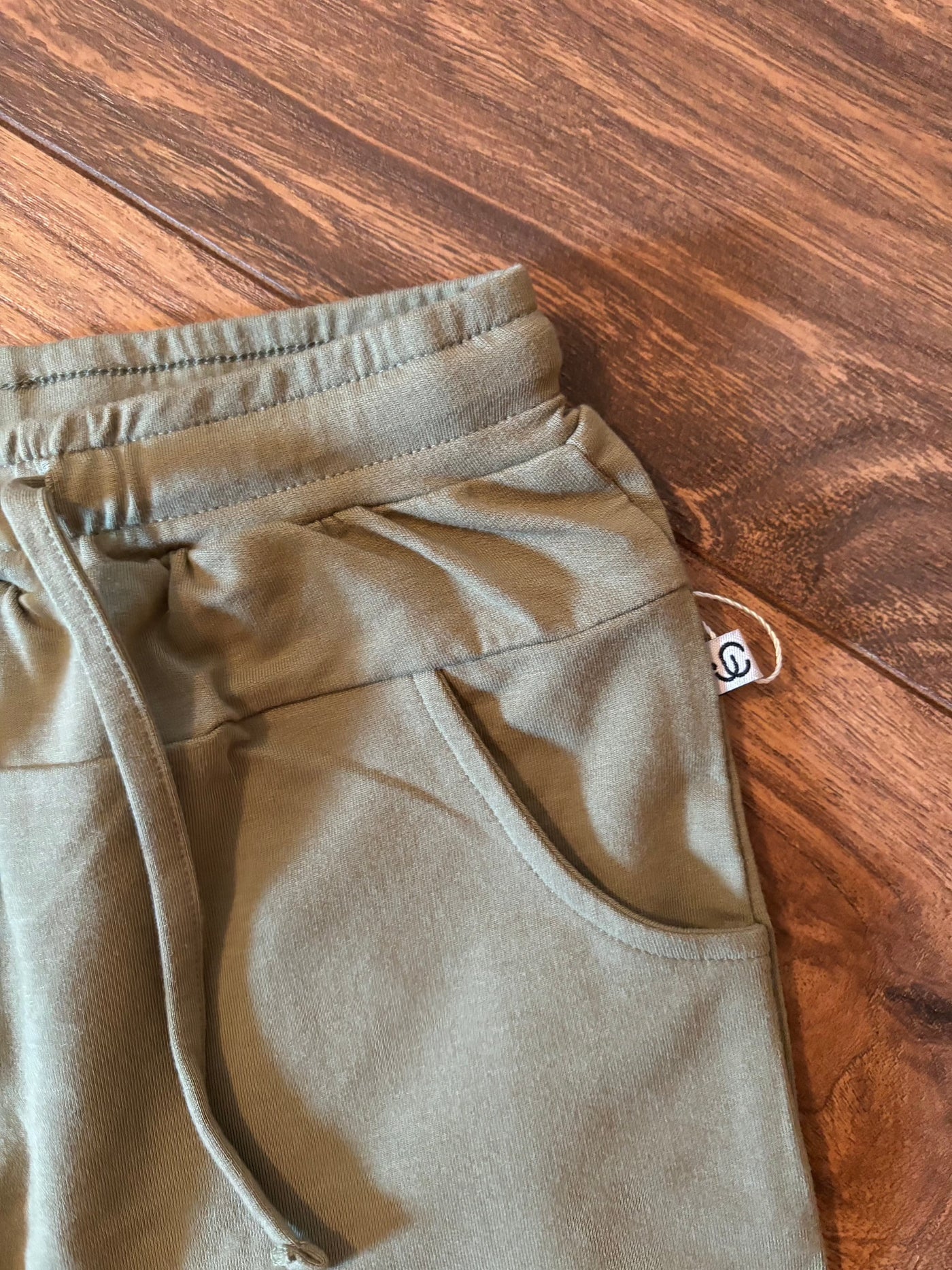 Boys Bamboo Shorts - Sage pocket