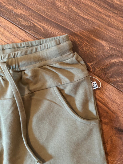 Boys Bamboo Shorts - Sage pocket