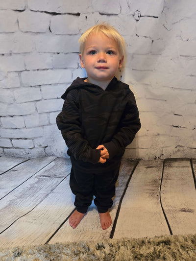 Boys Camouflage Hoodie and Jogger Set - Owen