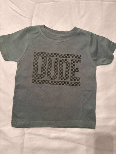 Dude tee shirt - full view