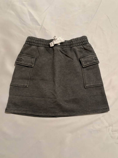 Girls Skort - Charcoal Wash - full view