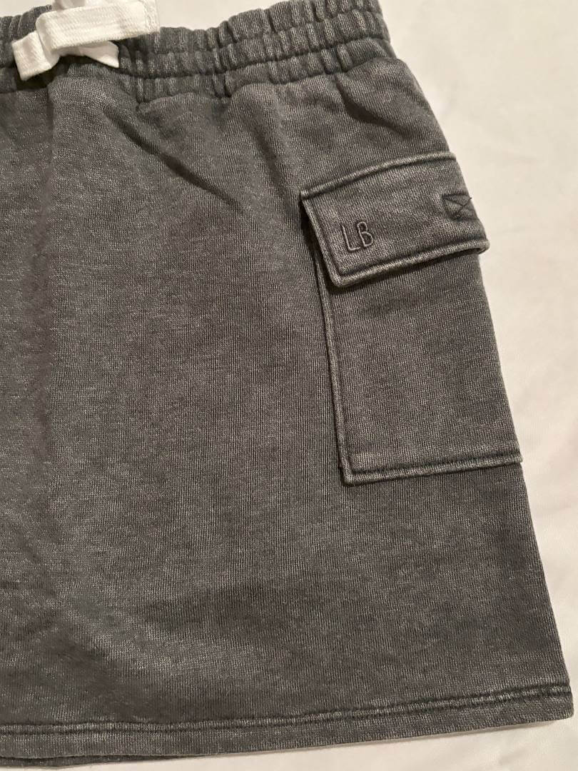 Girls Skort - Charcoal Wash - pocket