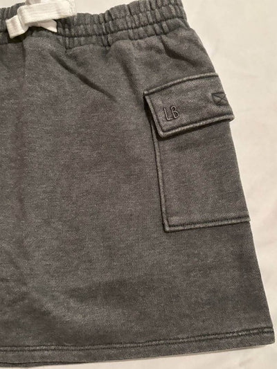 Girls Skort - Charcoal Wash - pocket