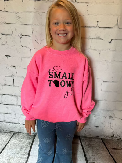 Small Town Girl Youth Sweatshirt - Emma