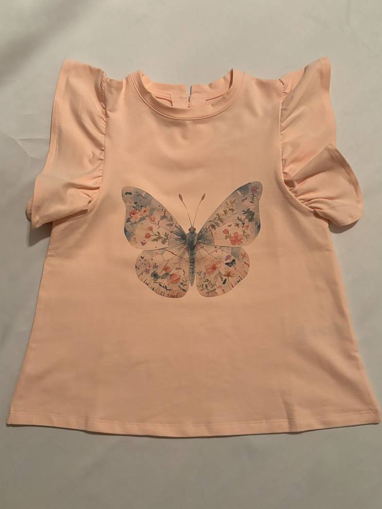 Sutton Tee - Butterfly Print