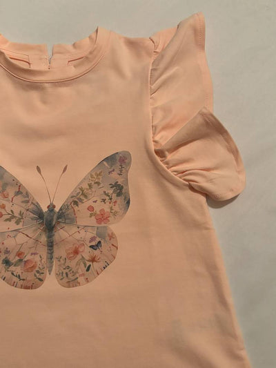 Sutton Tee - Butterfly print - sleeve