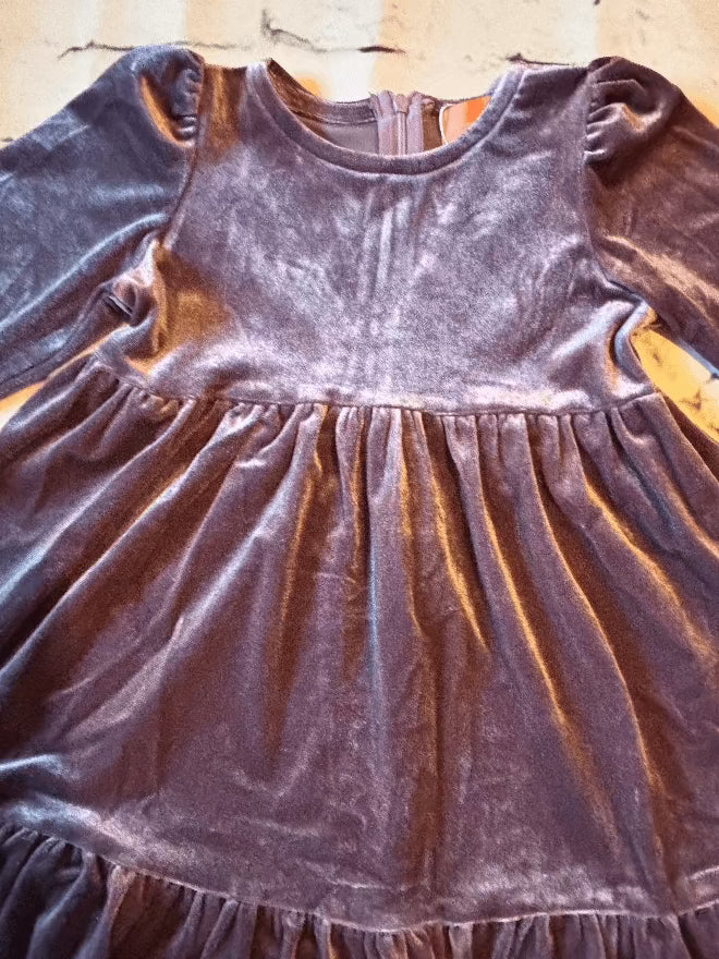 Velvet Lavender Prairie Dress - full view