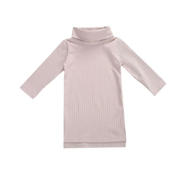 Autumn Winter Infant Solid Color Dress Toddler