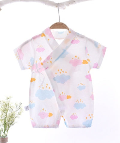 Baby Short Sleeve Onesie Summer Boys And Girls