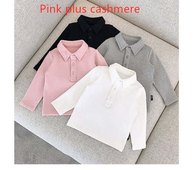 Infant Polo Tee - Long Sleeve Baby Shirt - Kello Kids