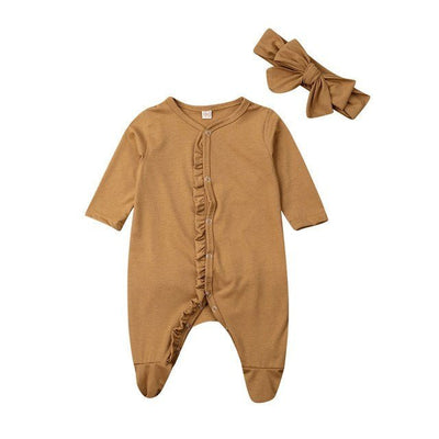 Baby Ruffle Costume Kids Romper Jumpsuit Suits Shirt Outfit