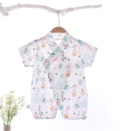 Baby Short Sleeve Onesie Summer Boys And Girls