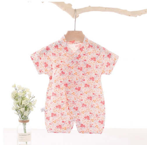Baby Short Sleeve Onesie Summer Boys And Girls
