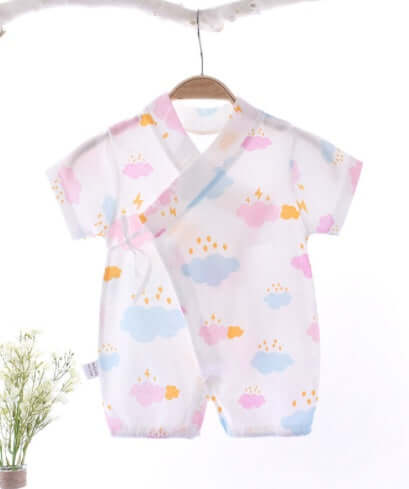 Baby Short Sleeve Onesie Summer Boys And Girls