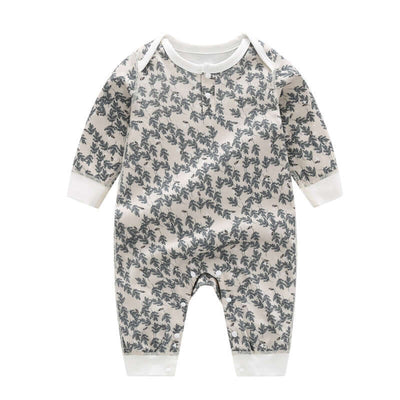 Spring And Autumn Organic Cotton Baby Jumpsuit