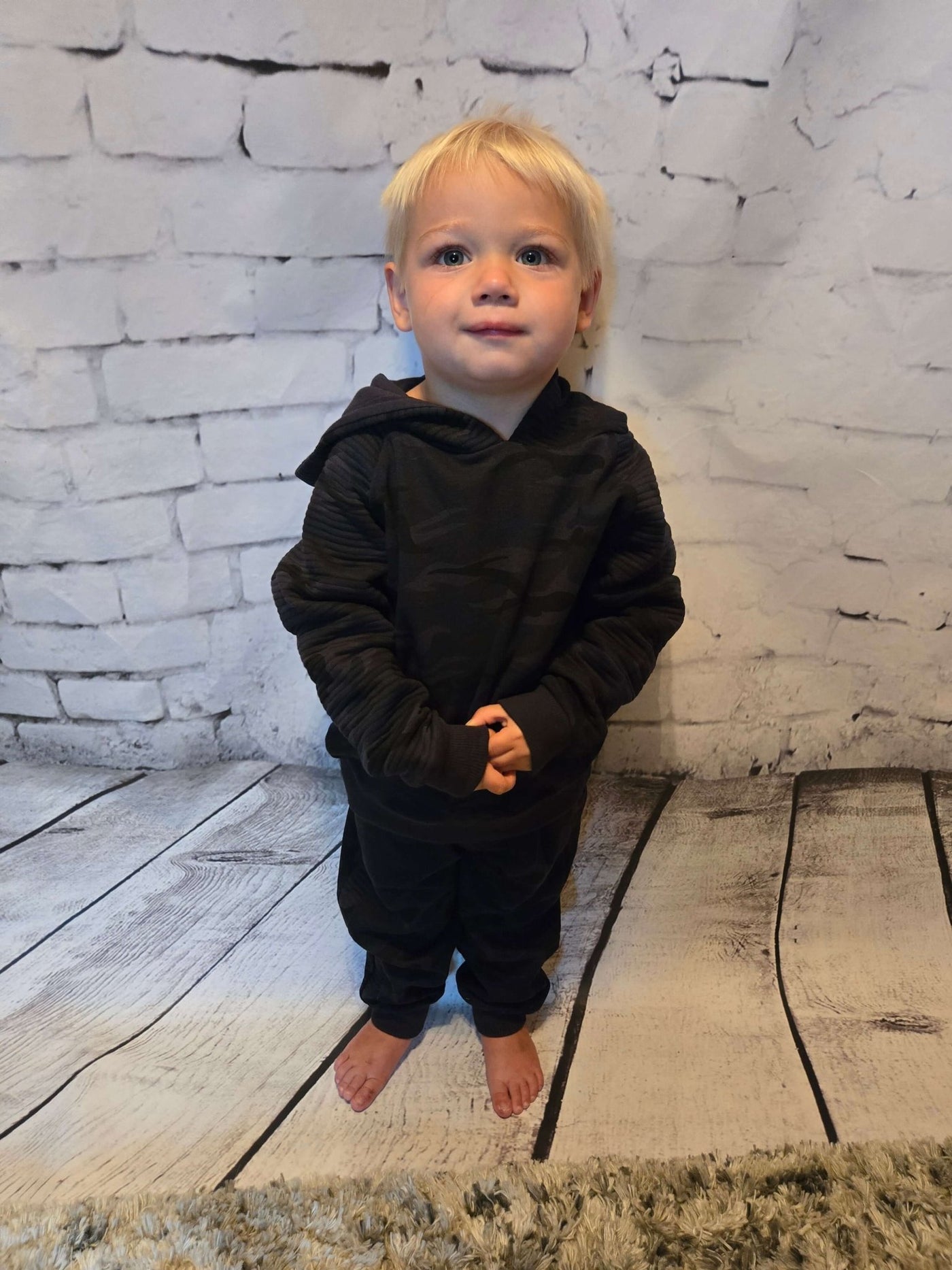 Boys Camouflage Hoodie and Jogger Set - Owen