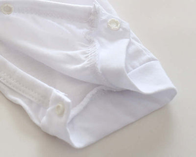 Boys Gentleman Bow Long Sleeve Romper Bodysuit