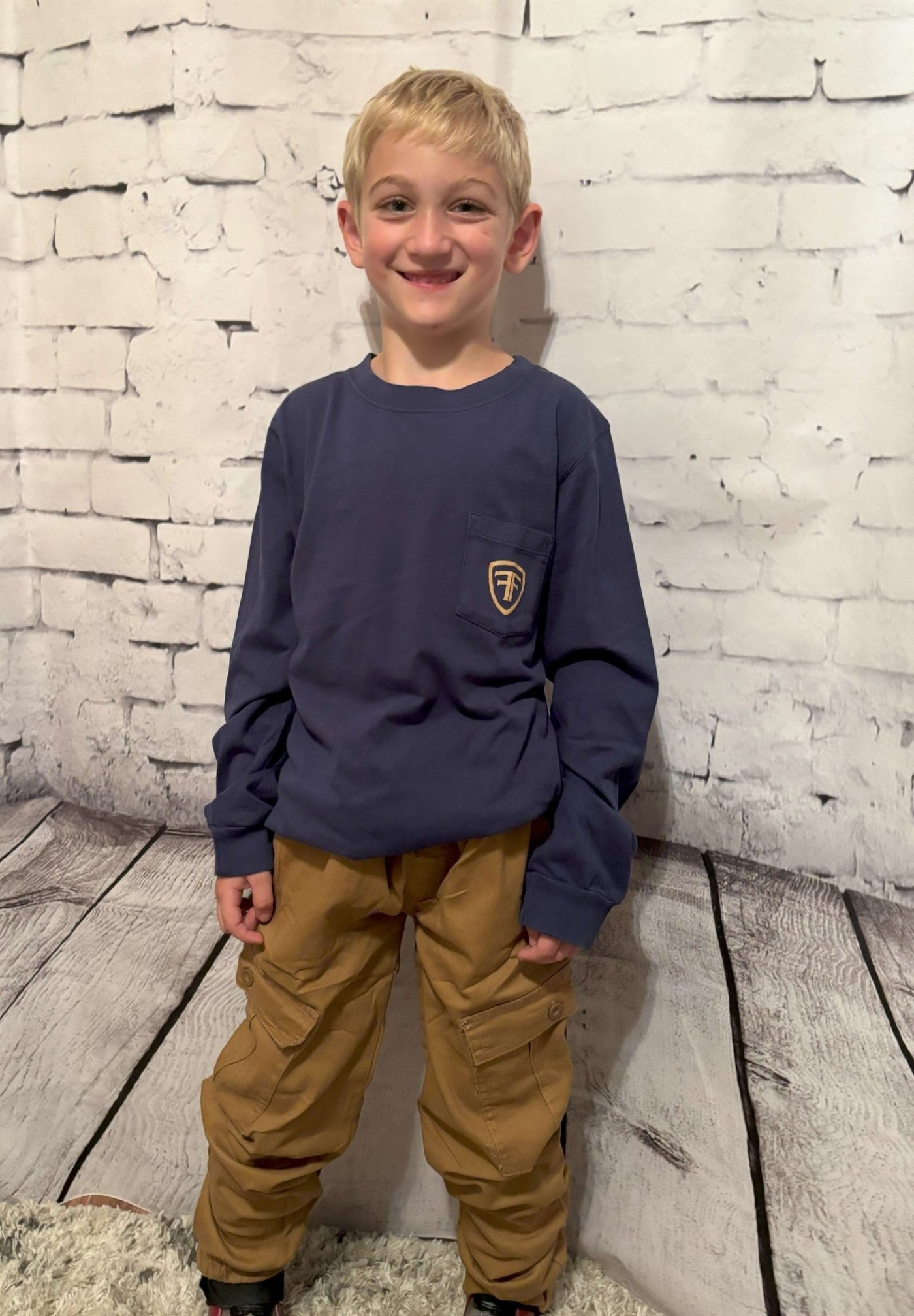 Boys Pull-On Twill Cargo Jogger Pants - Kayden
