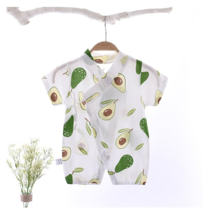 Baby Short Sleeve Onesie Summer Boys And Girls