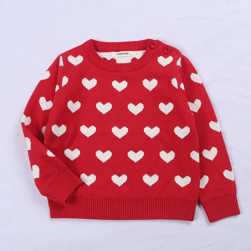 Kids Winter Cardigan with Balls Design - Boys & Girls Woolen Sweater - Kello Kids