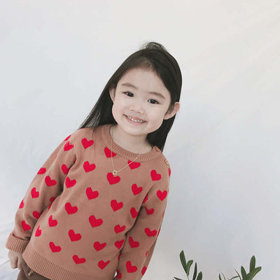 Kids Winter Cardigan with Balls Design - Boys & Girls Woolen Sweater - Kello Kids