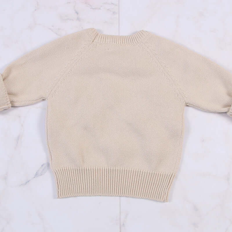 Kids Winter Cardigan with Balls Design - Boys & Girls Woolen Sweater - Kello Kids