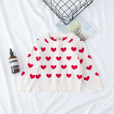 Kids Winter Cardigan with Balls Design - Boys & Girls Woolen Sweater - Kello Kids