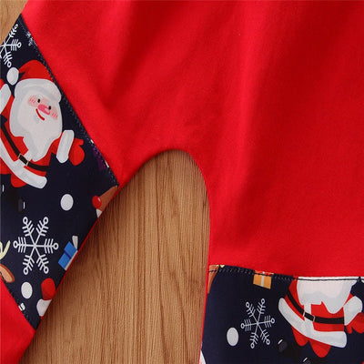 Christmas Costume Children's Santa Claus Three-piece Suit