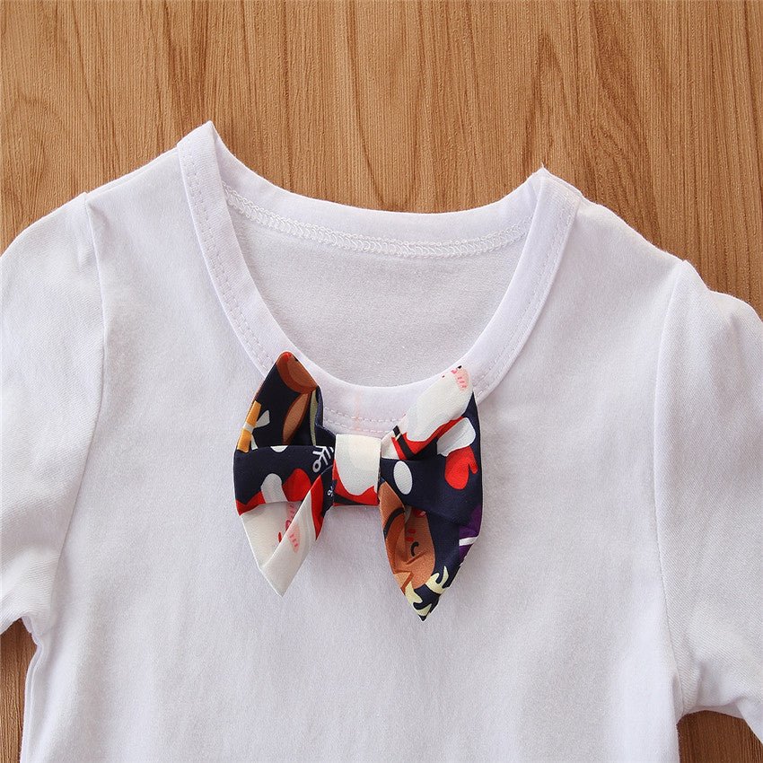 Christmas Costume Children's Santa Claus Three-piece Suit