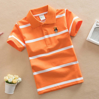 Boys' College Polo Tee - Short Sleeve - Kello Kids