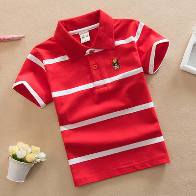 Boys' College Polo Tee - Short Sleeve - Kello Kids