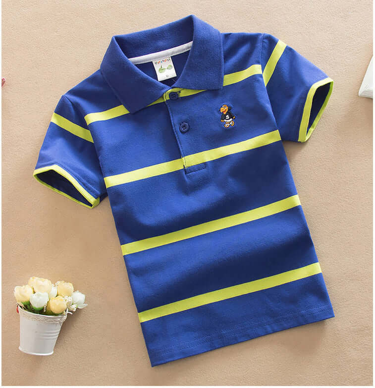 Boys' College Polo Tee - Short Sleeve - Kello Kids