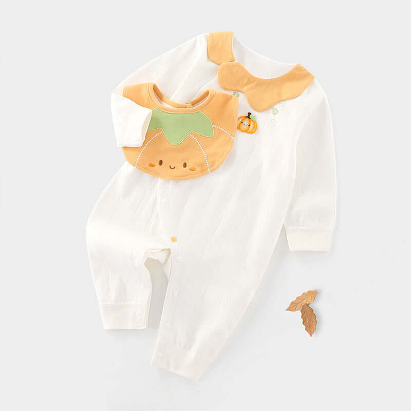 Cotton Boneless Baby Bib Onesie
