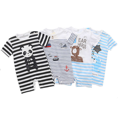 Cotton Full-print Car Boys' Bodysuit