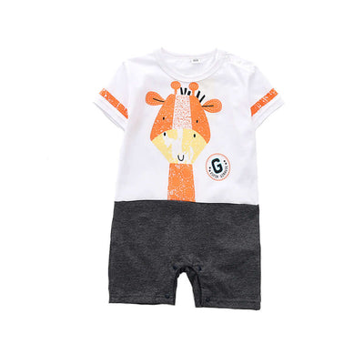 Cotton Full-print Car Boys' Bodysuit