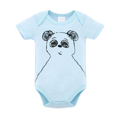 Cotton short-sleeved bodysuit