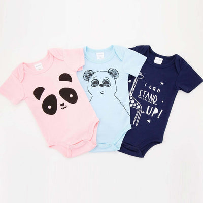 Cotton short-sleeved bodysuit